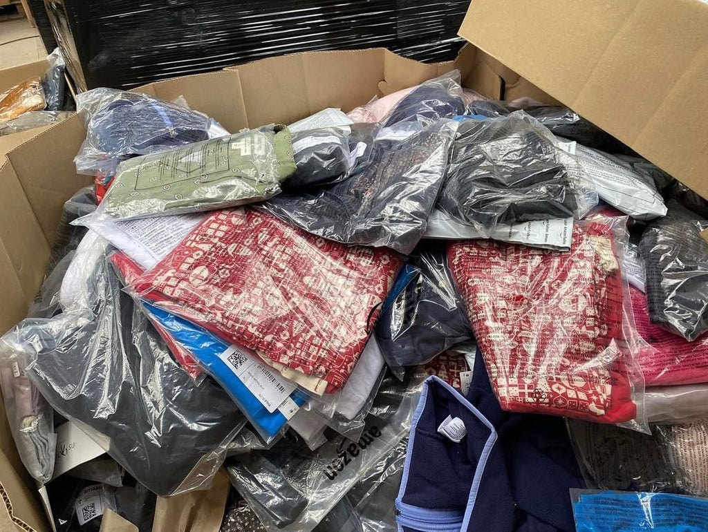 AMAZON named branded clothing pallets - Pallets Liquidation
