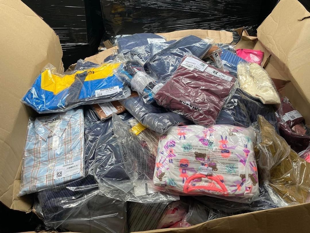 AMAZON named branded clothing pallets - Pallets Liquidation
