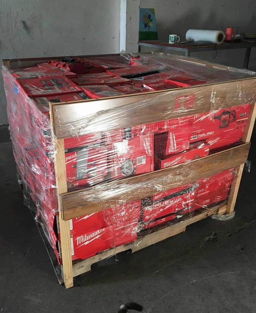 Milwaukee tools pallet
