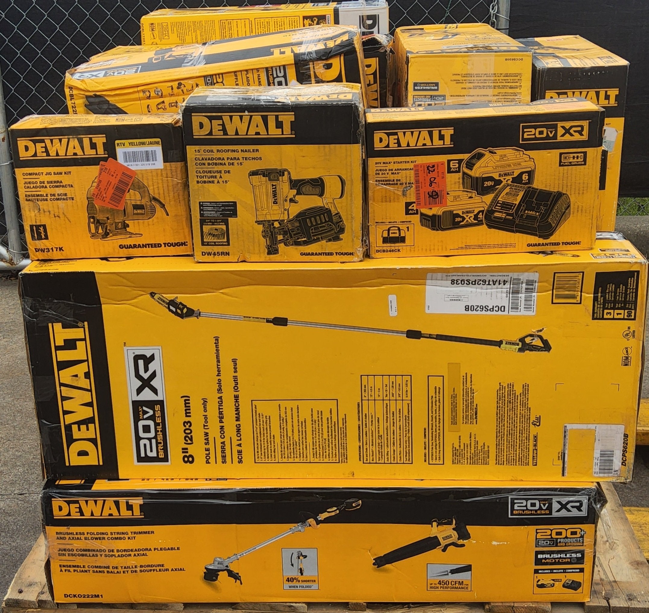 Dewalt tool pallets