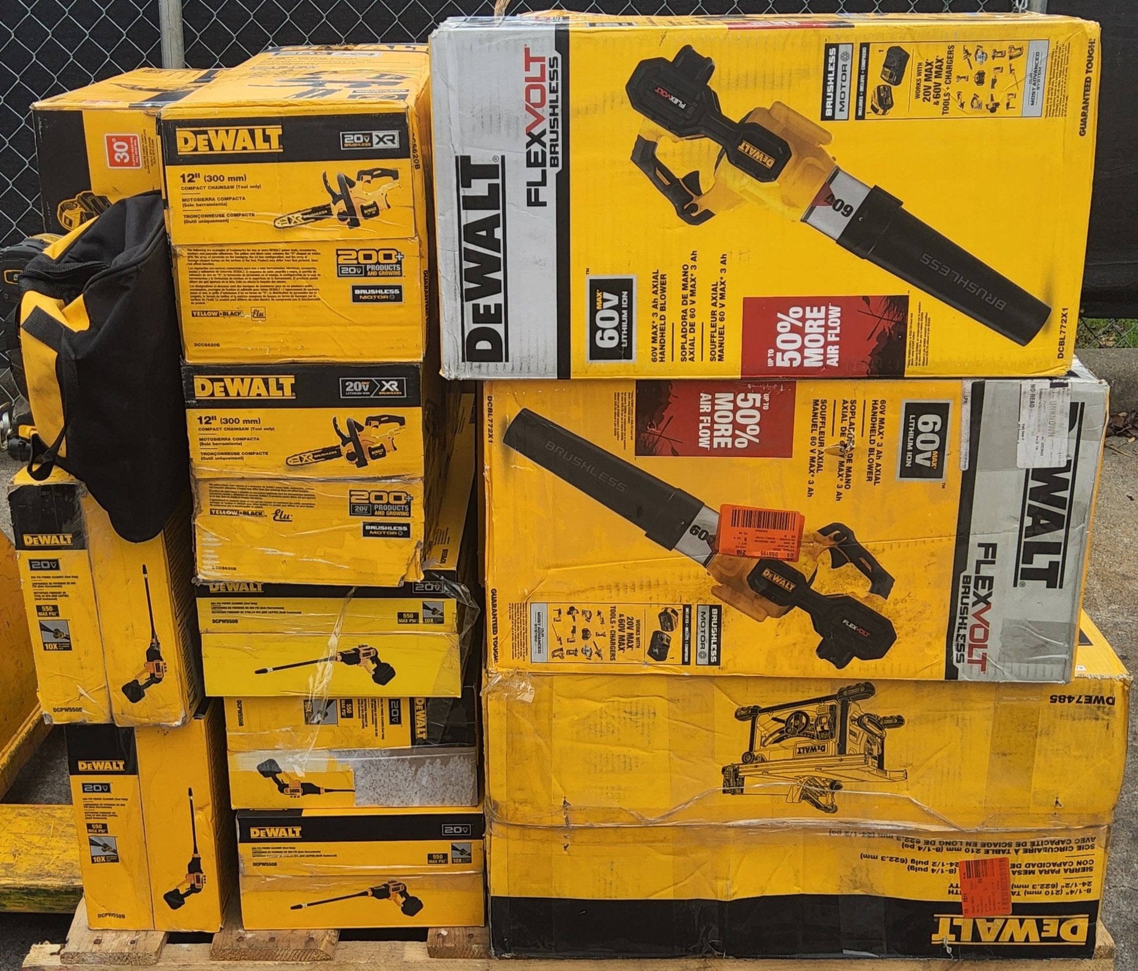 Dewalt tool pallets