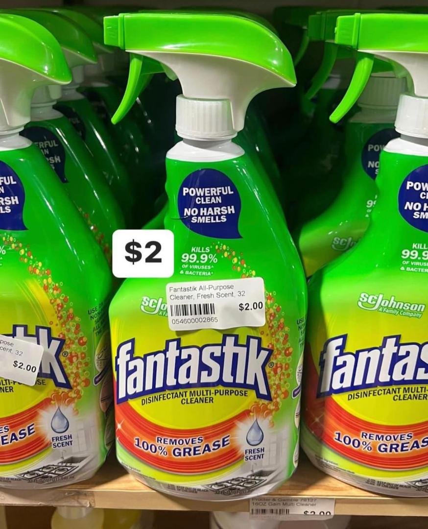 Cleaning products pallets