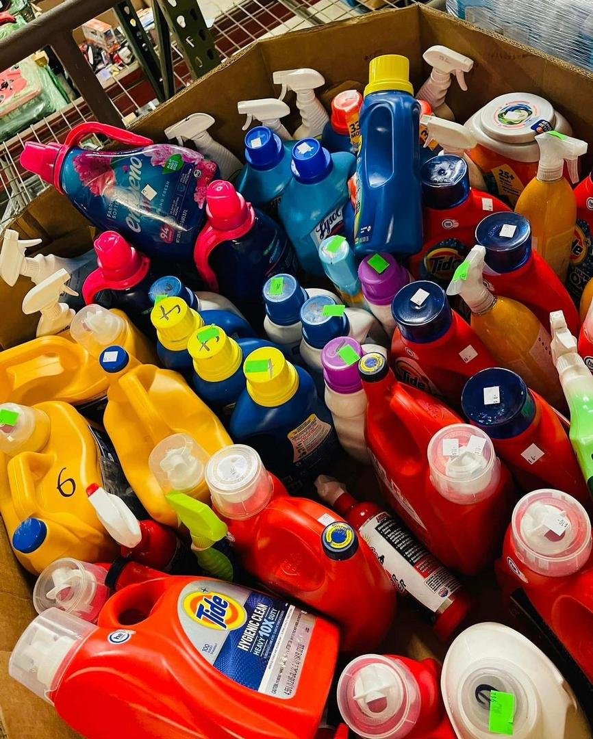 Cleaning products pallets