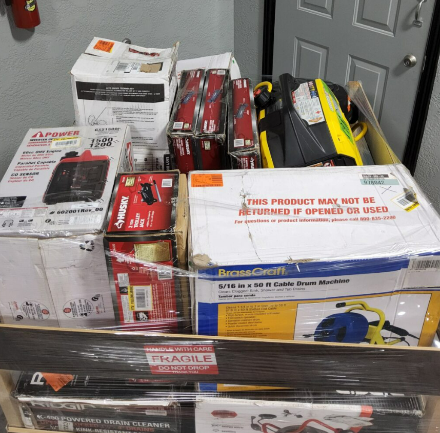 DRAIN CLEANERS, INVERTERS, AND COMPRESSORS PALLET