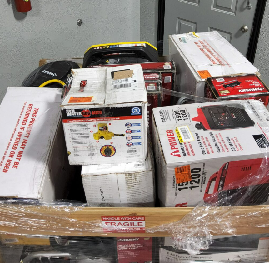 DRAIN CLEANERS, INVERTERS, AND COMPRESSORS PALLET