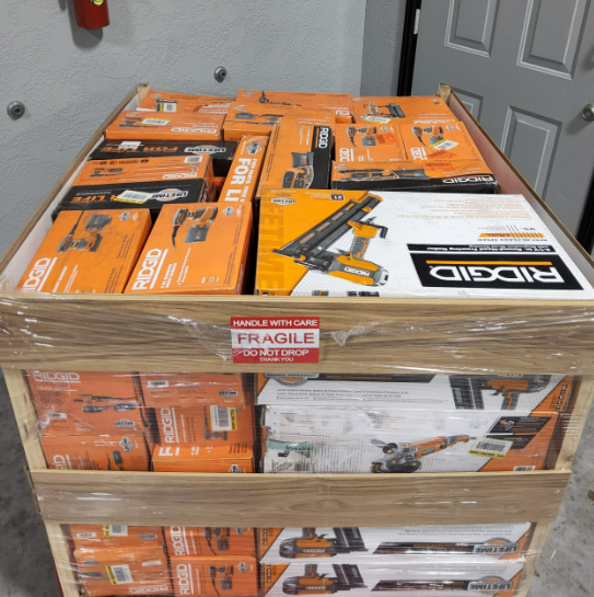 RIDGID TOOL PALLET